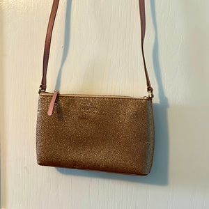 Kate Spade pink glitter crossbody